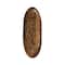 15&#x22; Natural Boho Decorative Wood Tray with Carved Floral Design